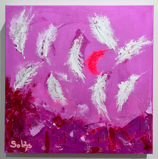 Feathers and Chaos - Original Artwork