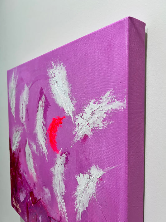 Feathers and Chaos - Original Artwork